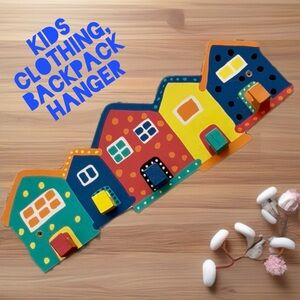 Colorful Kids Backpack Hanger